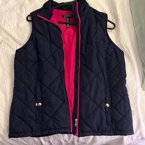 navy vest